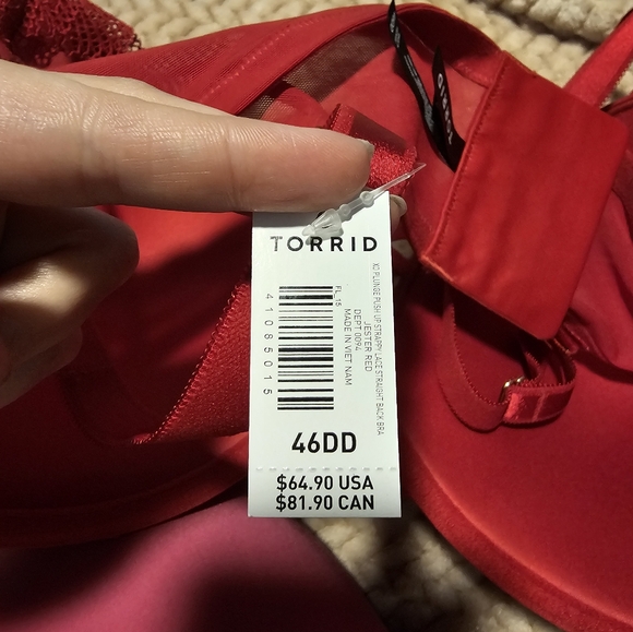 Torrid Red Bra - Picture 6 of 6